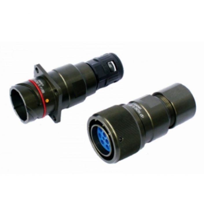 TL系列12芯插頭插座公母對接4孔法蘭直式卡口連接牽引連接器