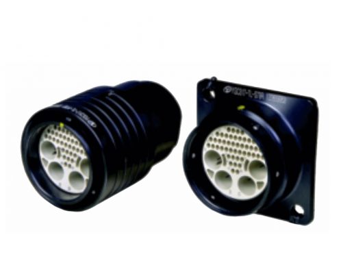 插座母插頭公母對接TL系列79芯直式2孔法蘭牽引連接器