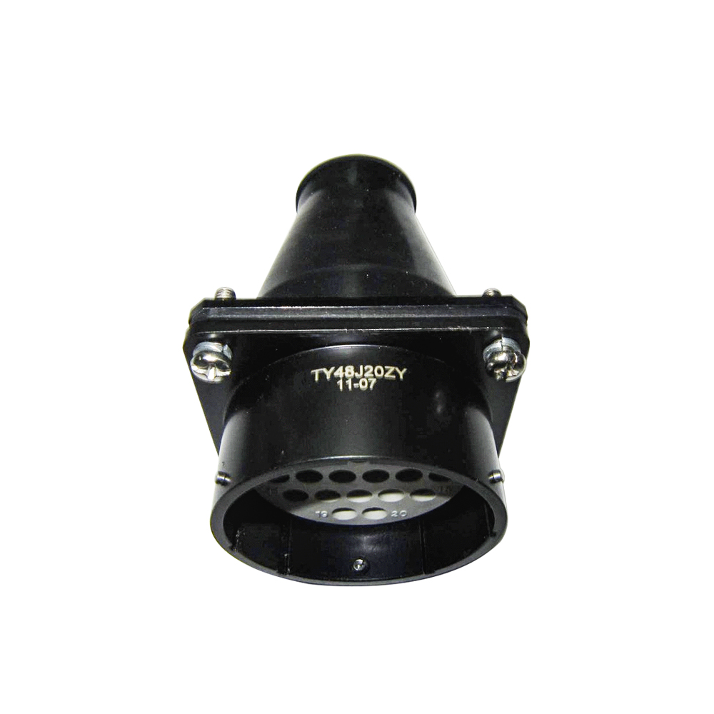 EB-418-9002 軌道交通連接器TY系列48殼體20芯公插座直式法蘭安裝