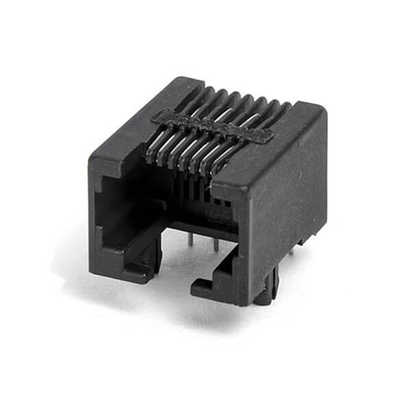 EB-500-7111_1 RJ45網(wǎng)絡(luò)插接口8P8C-90度黑色耐高溫網(wǎng)絡(luò)插座