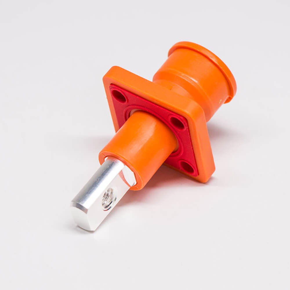 RHT-1P-6O-RW&RHT-1S-6O-BL-LW_7 儲(chǔ)能電池連接器6mm橙色125A帶孔銅牌IP67防水彎式插頭插座