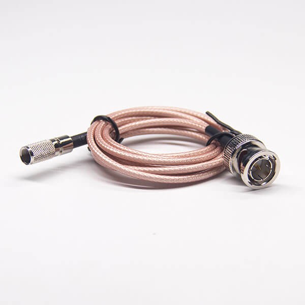 din-cable-connector-1023-male-straight-to-bnc-male-coaxial-cable(7) 焊接bnc連接頭公頭直式轉(zhuǎn)din系列1.0/2.3公頭直式組裝電纜