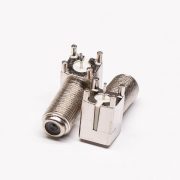 pcb連接器頭板端母頭射頻同軸F型連接器