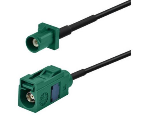 Fakra接頭E型直式公轉(zhuǎn)母車載天線延長線5米