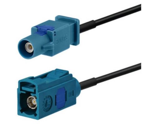 Fakra天線(xiàn)車(chē)頭GPS 直式Fakra Z母頭對(duì)公頭接線(xiàn)50釐米