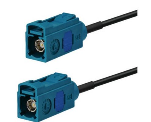 Fakra射頻連接器 母頭對母頭直式通用汽車連接器 1米