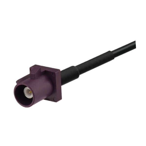 fakra-to-antenna-connector-car-telematics-extension-cable-5m(2) 車載Fakra線直式公轉(zhuǎn)母天線延長線5米