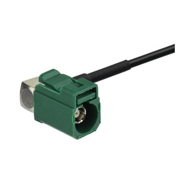 fakra-to-rca-cable-e-type-vedio-adapter-cable-15cm-for-car-reverse-backup-rear-view-camera(1) Fakra彎頭E型母頭轉(zhuǎn)RCA母頭連接器線材用于汽車(chē)倒車(chē)后視鏡15厘米