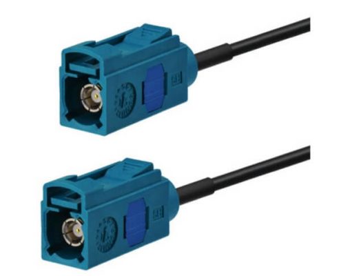 Fakra塑膠外殼汽車天線Fakra Z母對母接線50釐米