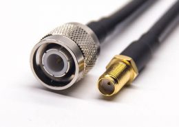 TNC公頭直式轉(zhuǎn)SMA母頭直式RF線材接RG223 RG58