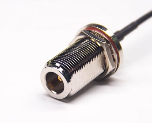 RF線N型鍍鎳外螺紋母頭直式轉MCX公頭彎式接RG174線