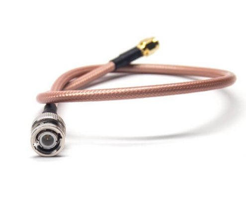 RF線材BNC公頭直式轉(zhuǎn)SMA公頭直式同軸線纜接RG142