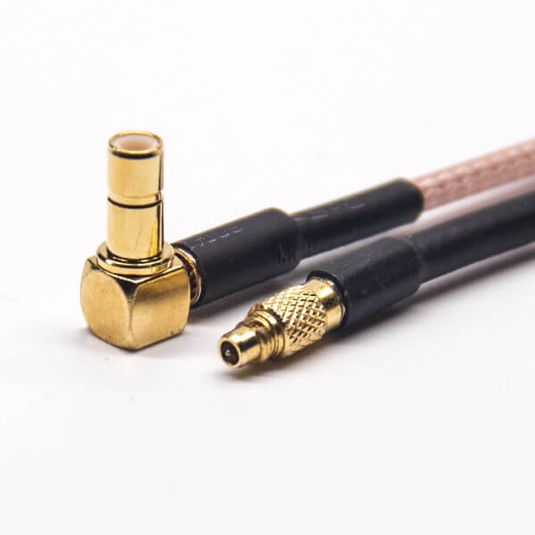 SMB連接母頭彎式轉(zhuǎn)MMCX公頭直式RF線材接RG316