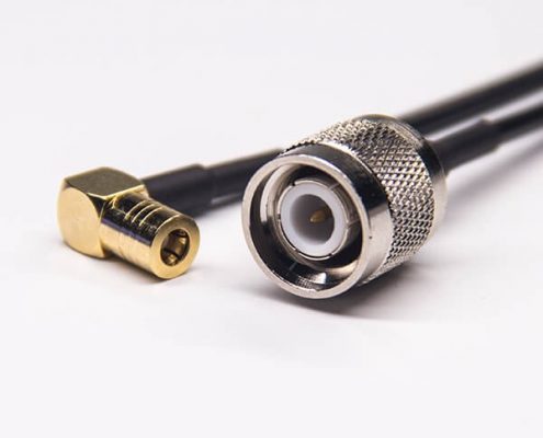 tnc公頭公針180度轉(zhuǎn)SMB母頭彎式組裝線材壓接