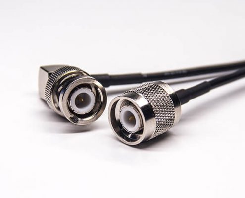 同軸電纜tnc接頭直式轉(zhuǎn)bnc彎公頭接RG174