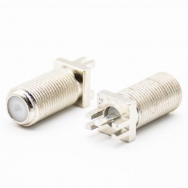 F頭鋅合金母頭直式PCB板安裝卡板螺紋連接連接器