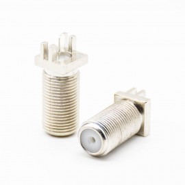 4 F頭鋅合金母頭直式PCB板安裝卡板螺紋連接連接器