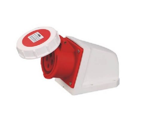 航空工業(yè)插座紅色IP67防水16A4芯415V