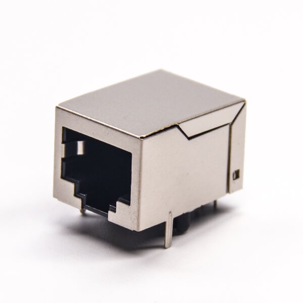 RJ45單網(wǎng)口模塊化全屏蔽網(wǎng)絡接口DIP接PCB板8p8c